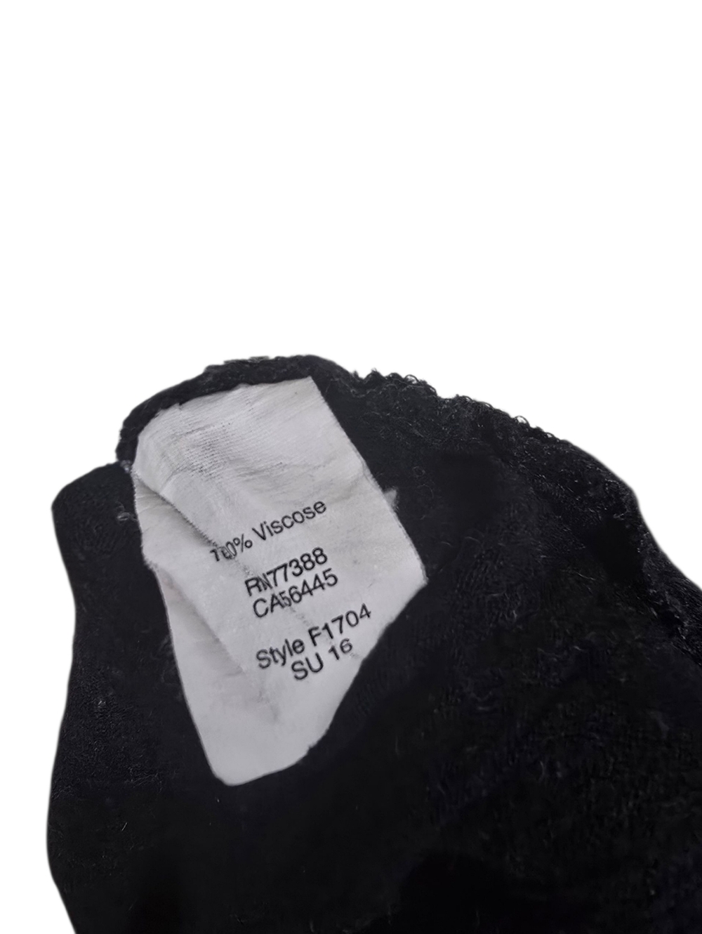 Madewell Black T Shirt Short Sleeves Viscose Lightweight M - Picture 8 of 9